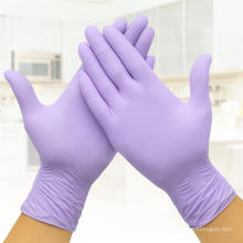 Wholesale disposable elegant purple plants latex Tattoo Gloves